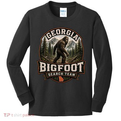 Georgia Bigfoot Search Team Adventure Kids Long Sleeve Shirt