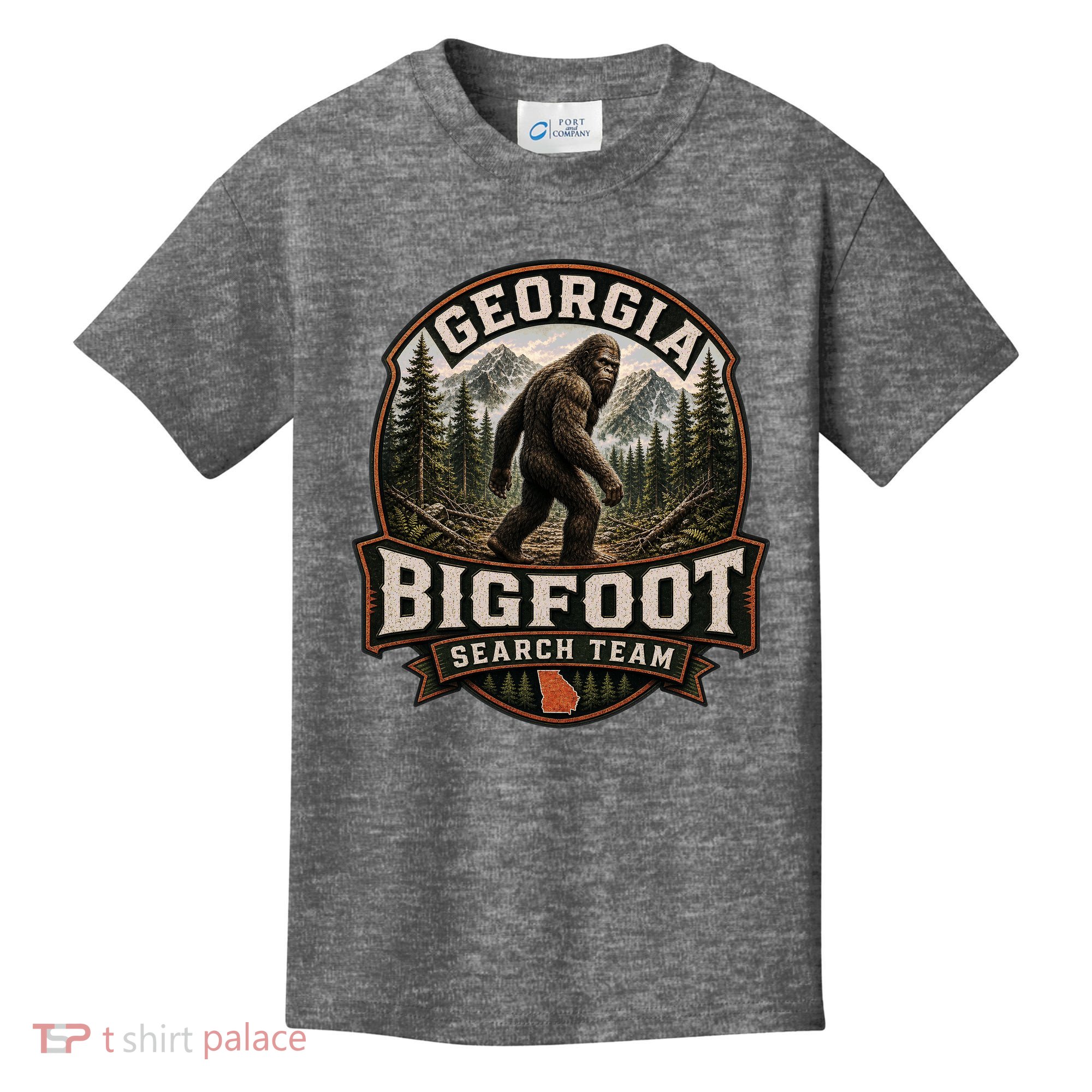 Georgia Bigfoot Search Team Adventure Kids T-Shirt
