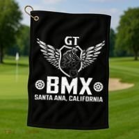 Gt Bmx Santa Ana California Golf Towel thumb 1