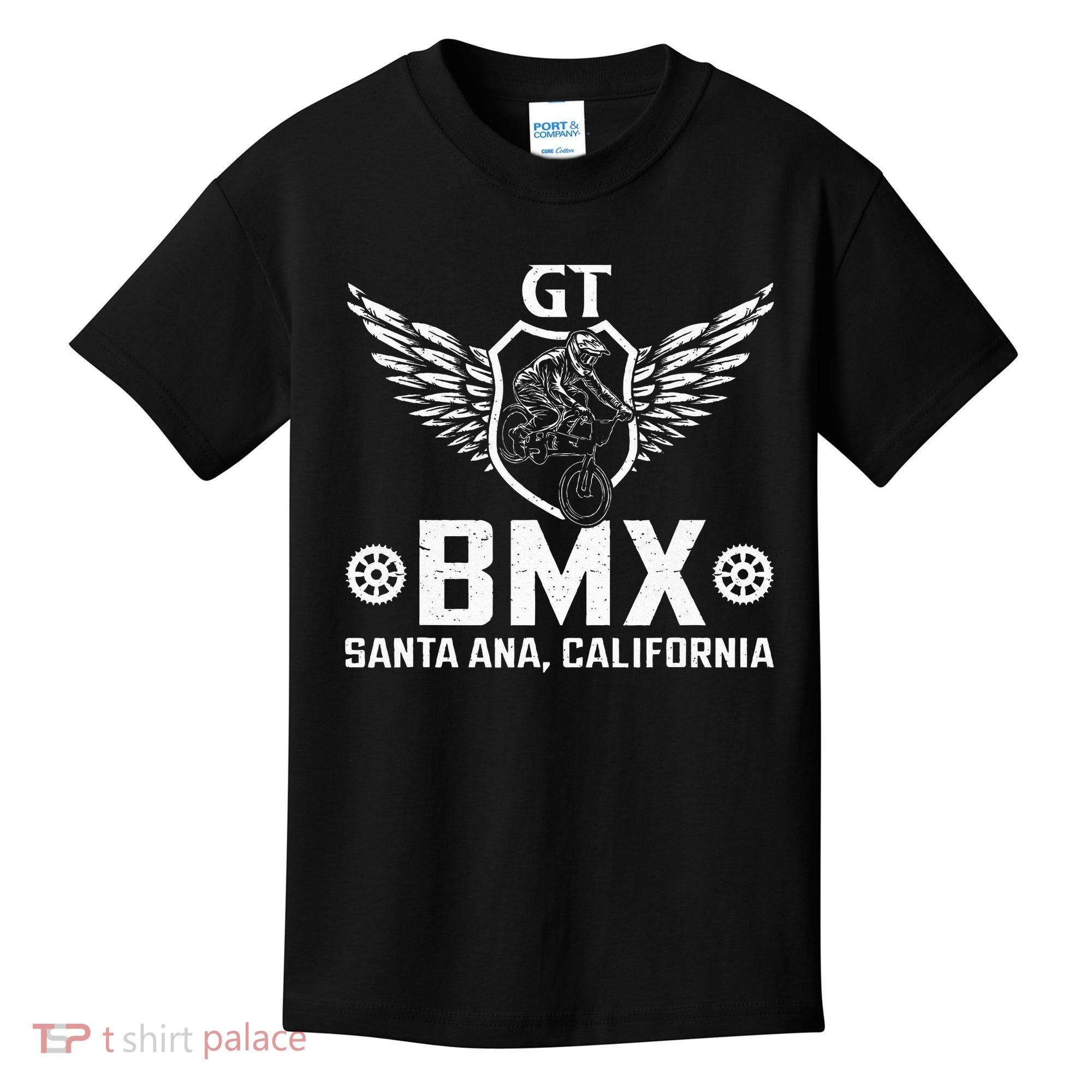 Gt Bmx Santa Ana California Kids T-Shirt