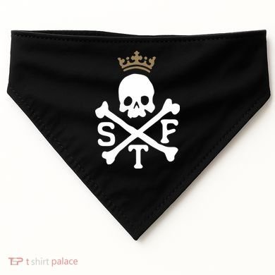 Glenn Beck Stf Skull & Bones USA-Made Doggie Bandana