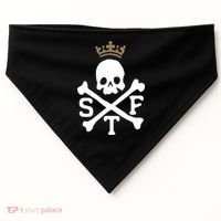 Glenn Beck Stf Skull & Bones USA-Made Doggie Bandana thumb 0