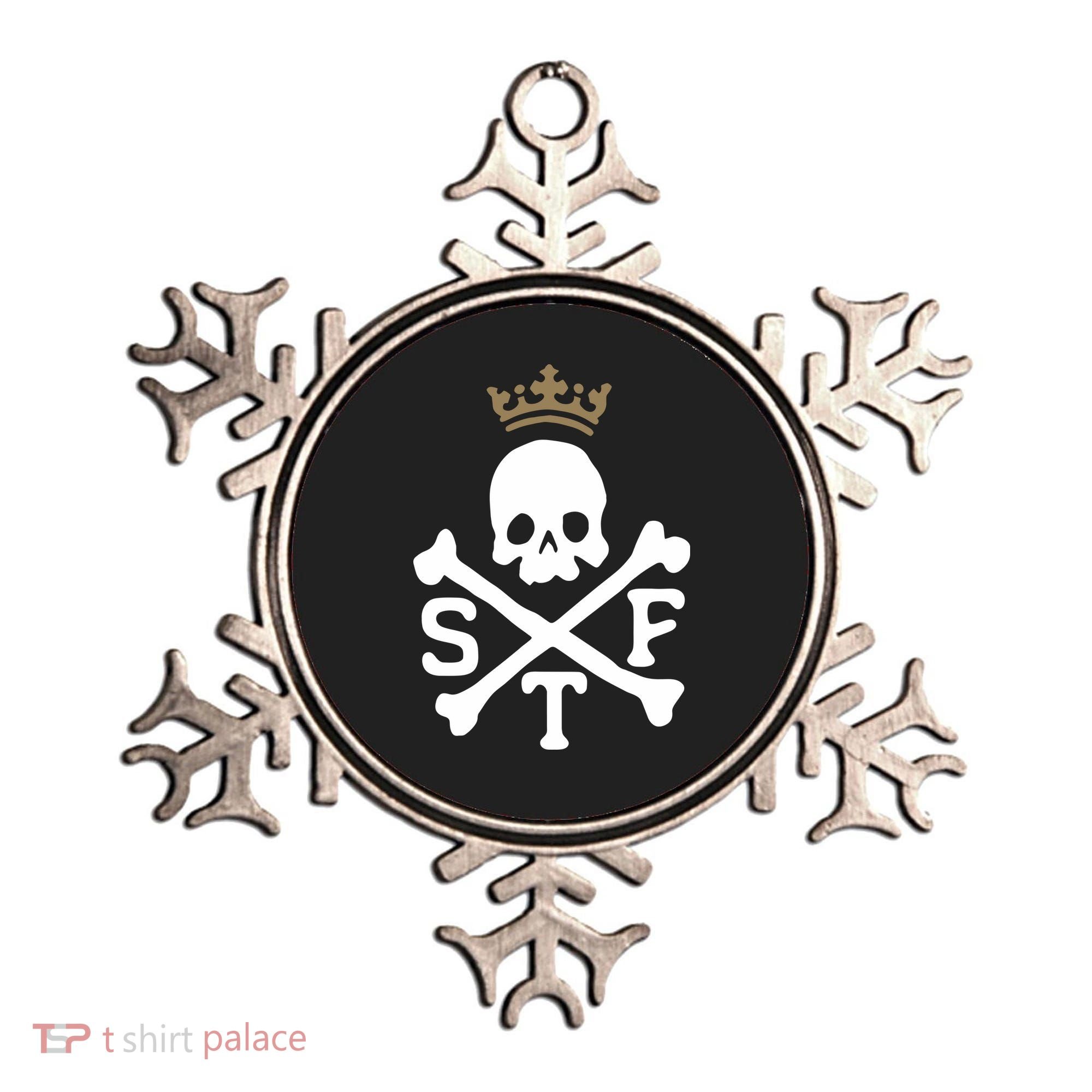 Glenn Beck Stf Skull & Bones Ornament