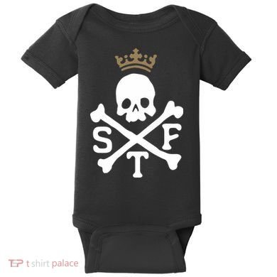Glenn Beck Stf Skull & Bones Baby Bodysuit