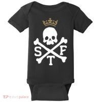 Glenn Beck Stf Skull & Bones Baby Bodysuit thumb 0