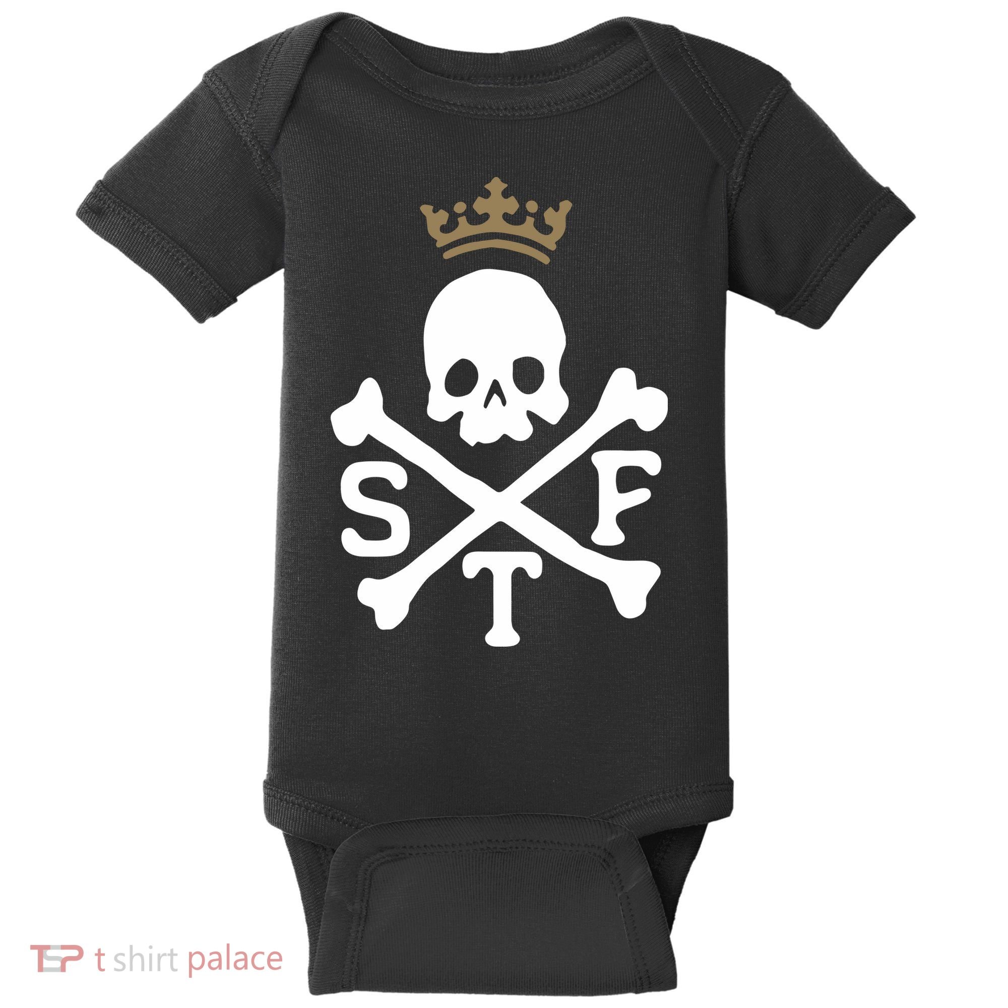 Glenn Beck Stf Skull & Bones Baby Bodysuit