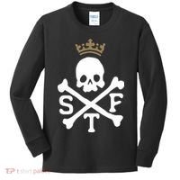 Glenn Beck Stf Skull & Bones Kids Long Sleeve Shirt thumb 0