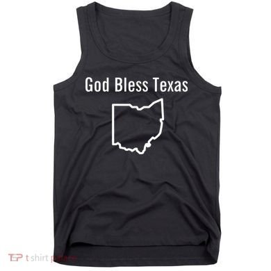 God Bless Texas Ohio Tank Top