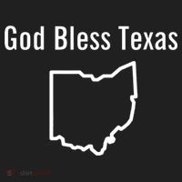 God Bless Texas Ohio Golf Towel thumb 3