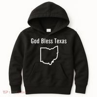 God Bless Texas Ohio Kids Hoodie thumb 0