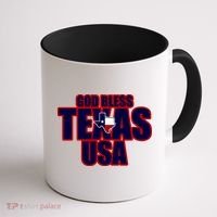 God Bless Texas Coffee Mug thumb 1