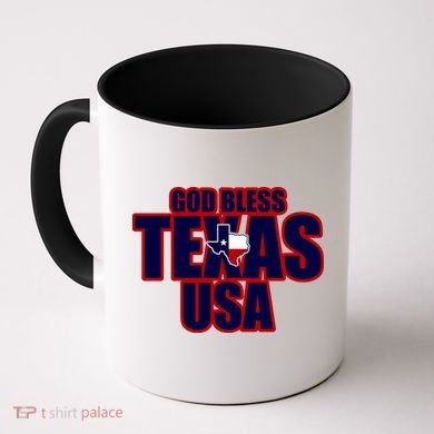 God Bless Texas Coffee Mug