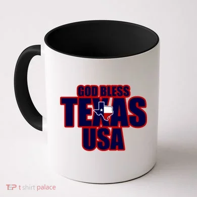 God Bless Texas Coffee Mug
