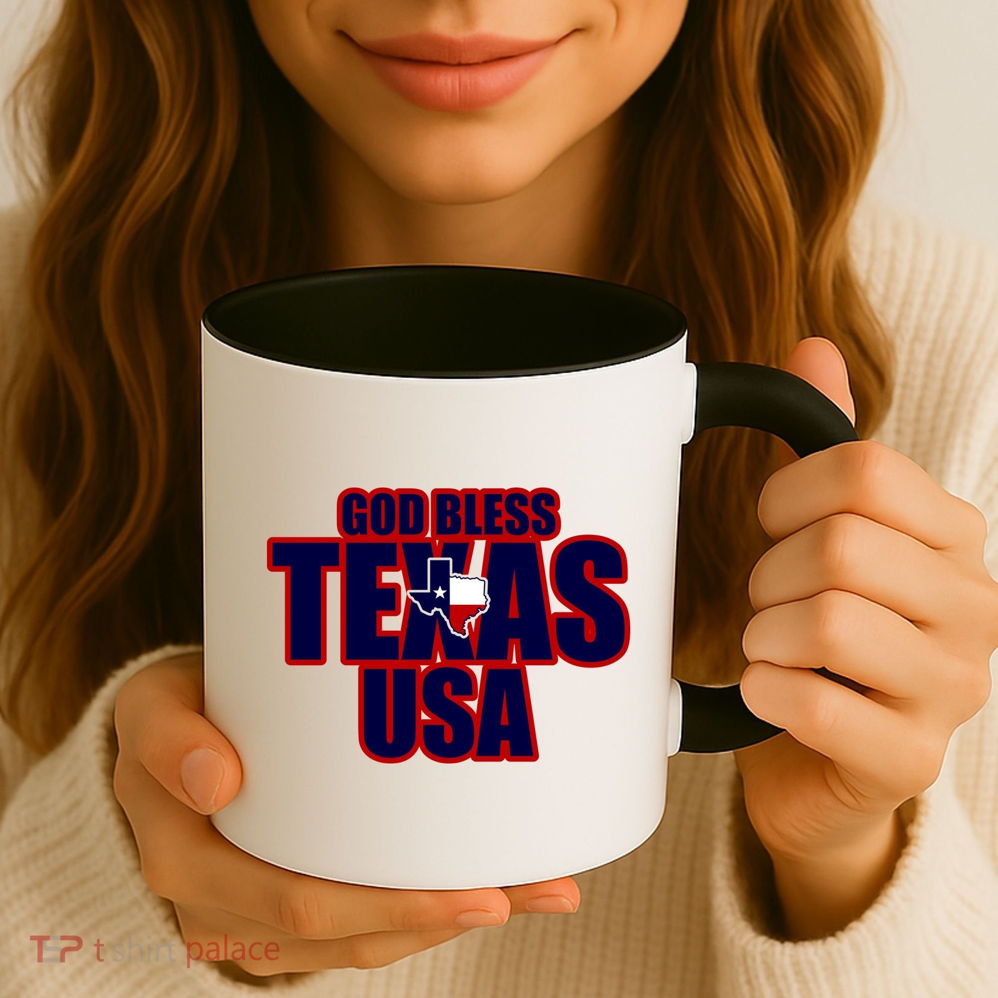 God Bless Texas Coffee Mug