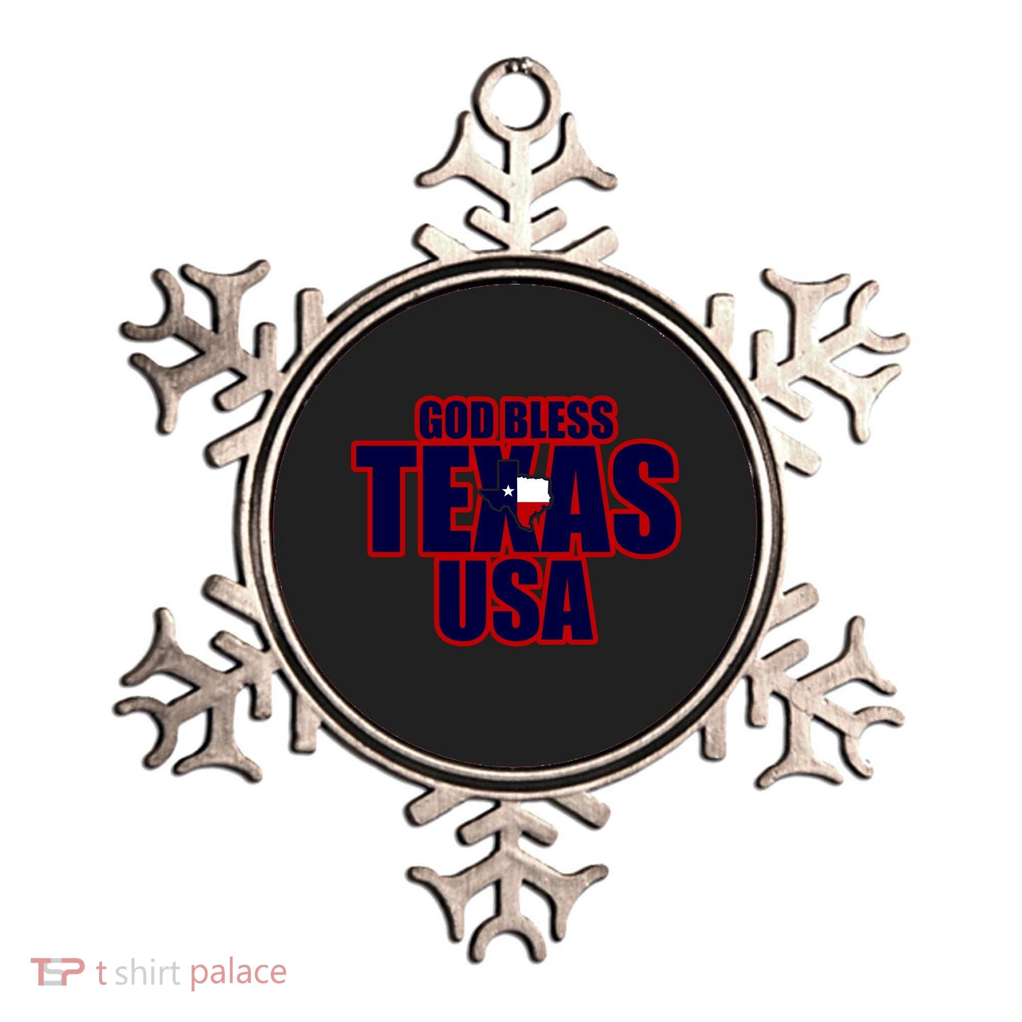 God Bless Texas Ornament