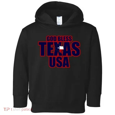 God Bless Texas Toddler Hoodie