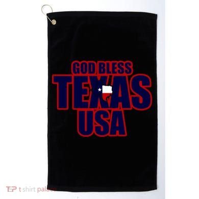 God Bless Texas Golf Towel