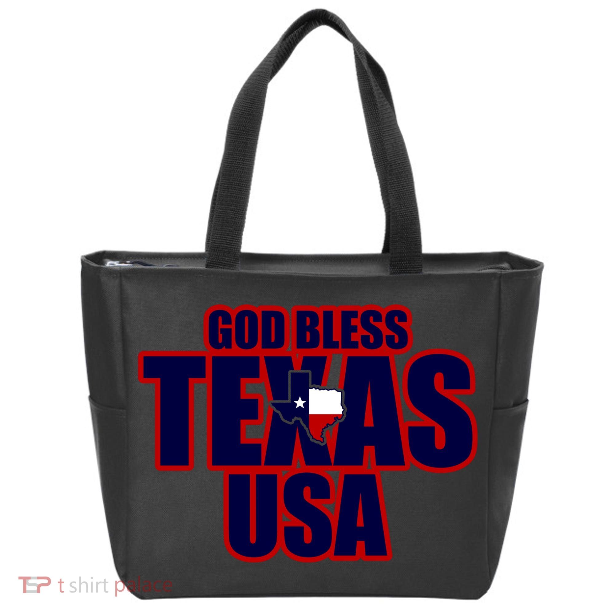 God Bless Texas Tote Bag