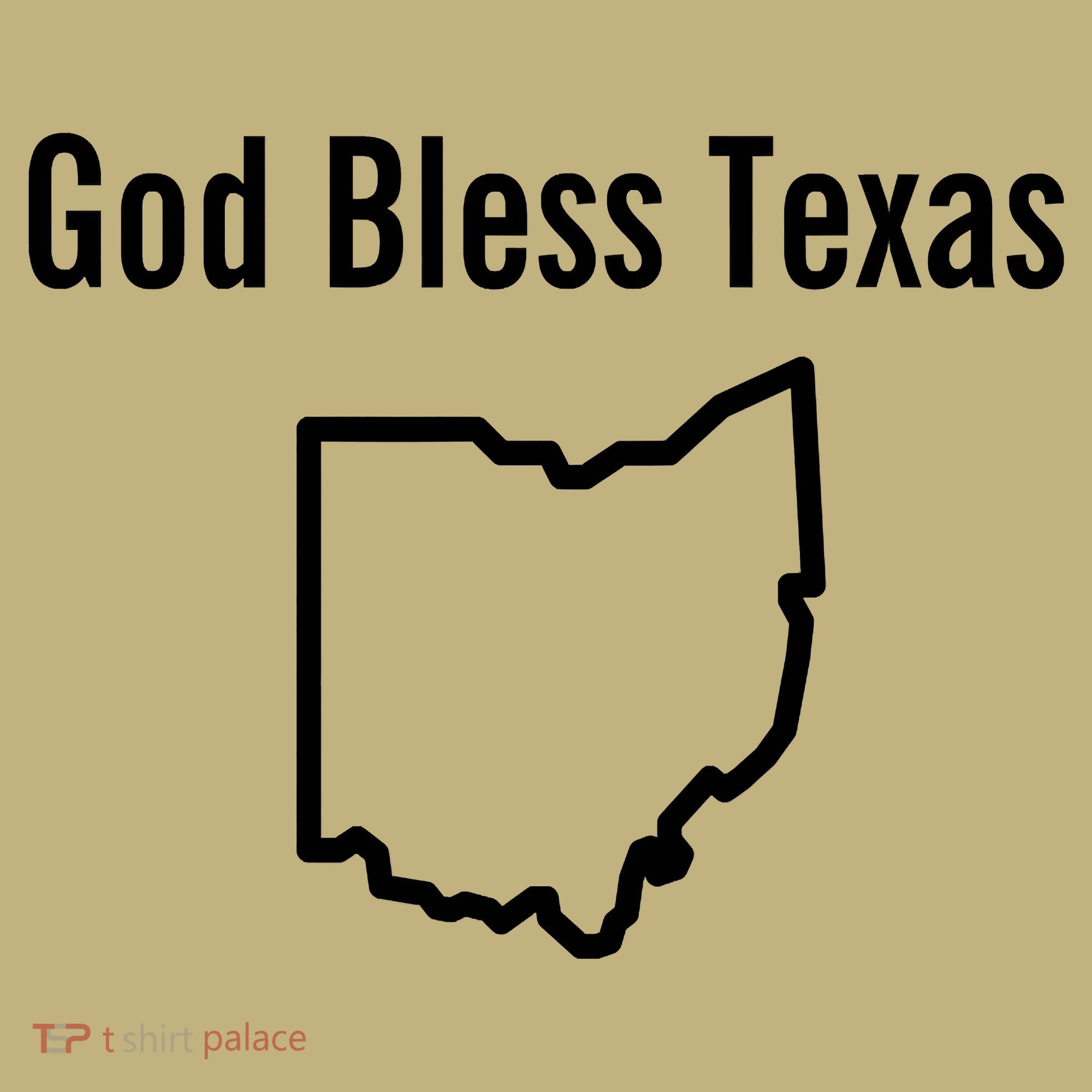 God Bless Texas Ohio Hoodie