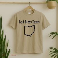 God Bless Texas Ohio T-Shirt thumb 2