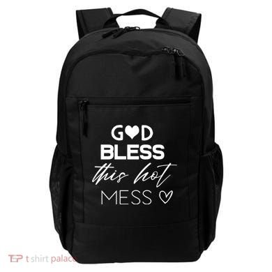God Bless This Hot Mess Backpack
