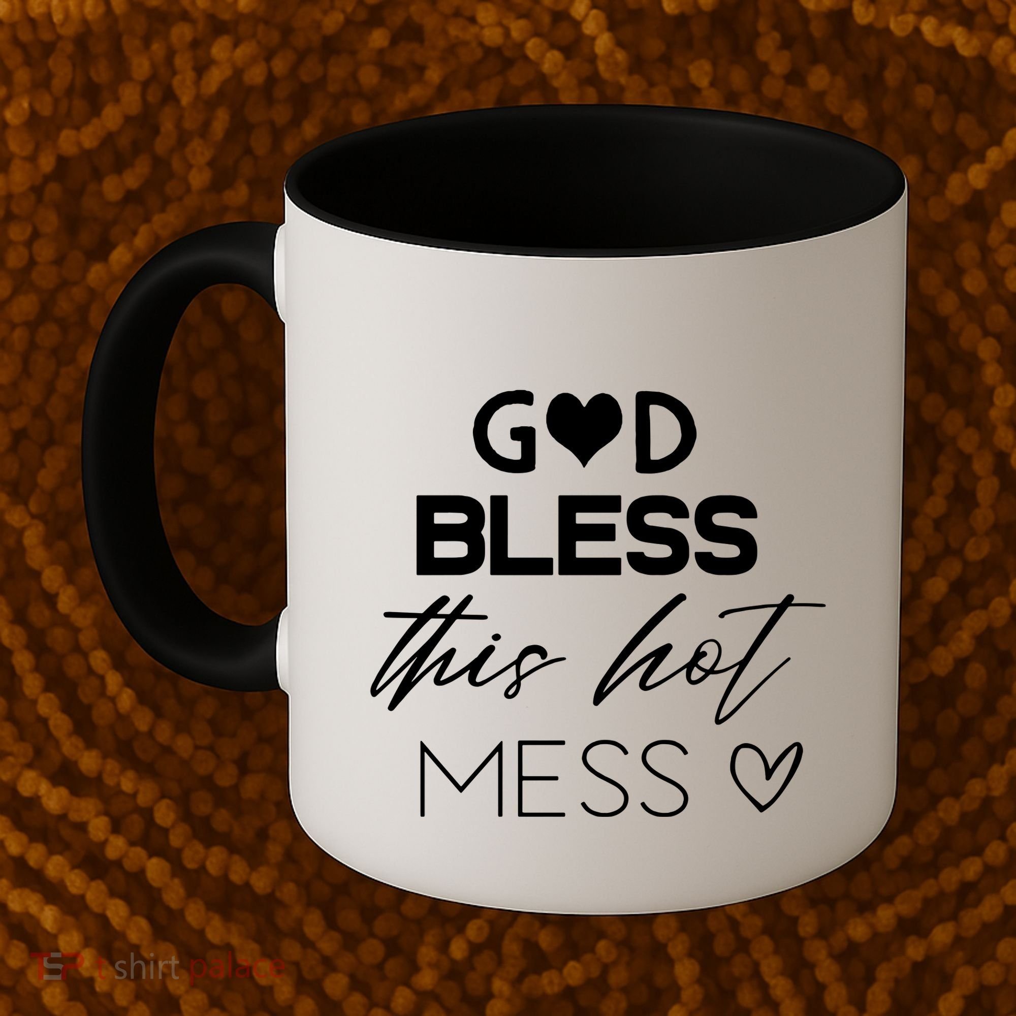 God Bless This Hot Mess Coffee Mug