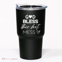 God Bless This Hot Mess Tumbler thumb 0
