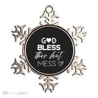 God Bless This Hot Mess Ornament thumb 0