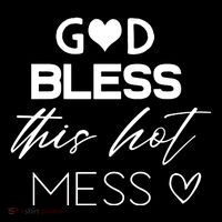 God Bless This Hot Mess Women's Tank Top thumb 5