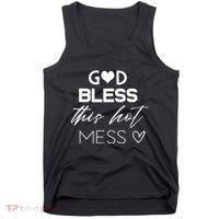 God Bless This Hot Mess Tank Top thumb 0
