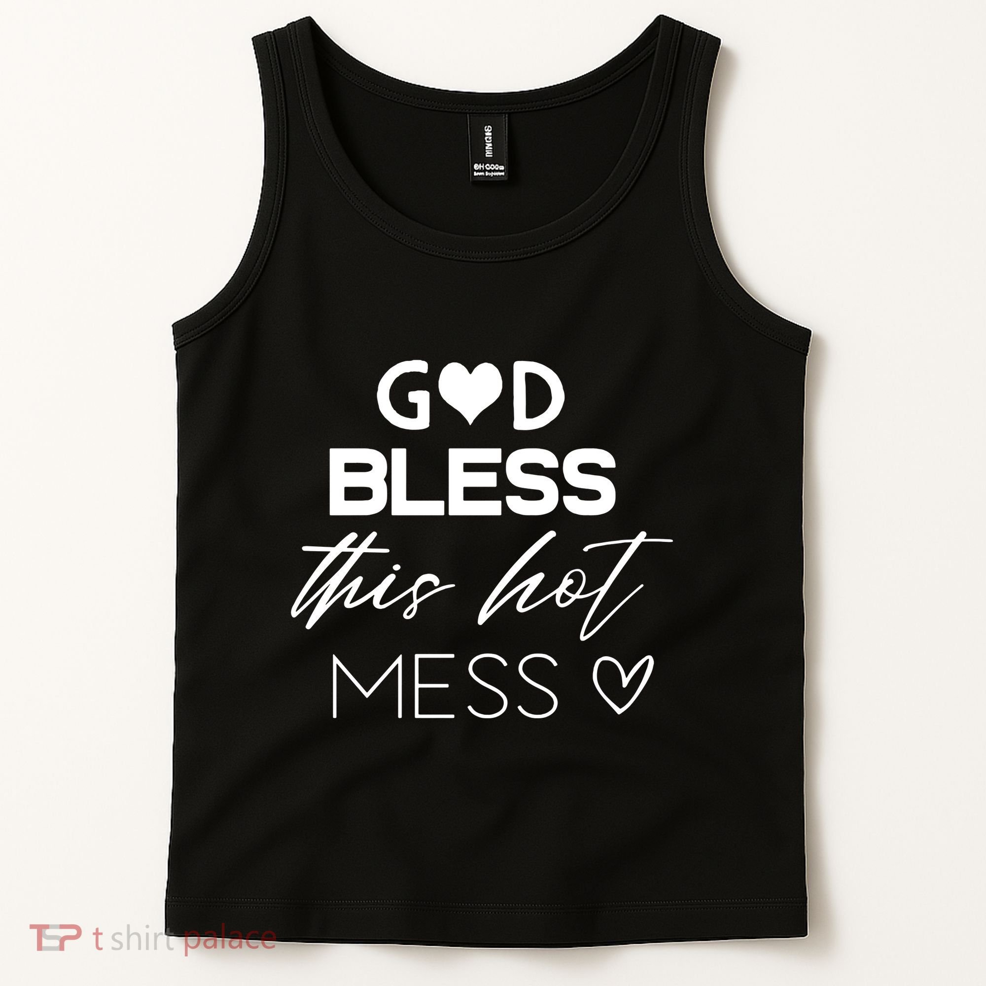 God Bless This Hot Mess Tank Top