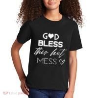 God Bless This Hot Mess Kids T-Shirt thumb 2