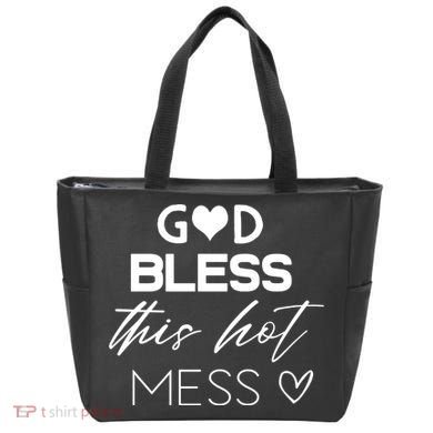 God Bless This Hot Mess Tote Bag