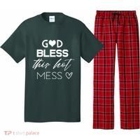 God Bless This Hot Mess Pajama Set thumb 0