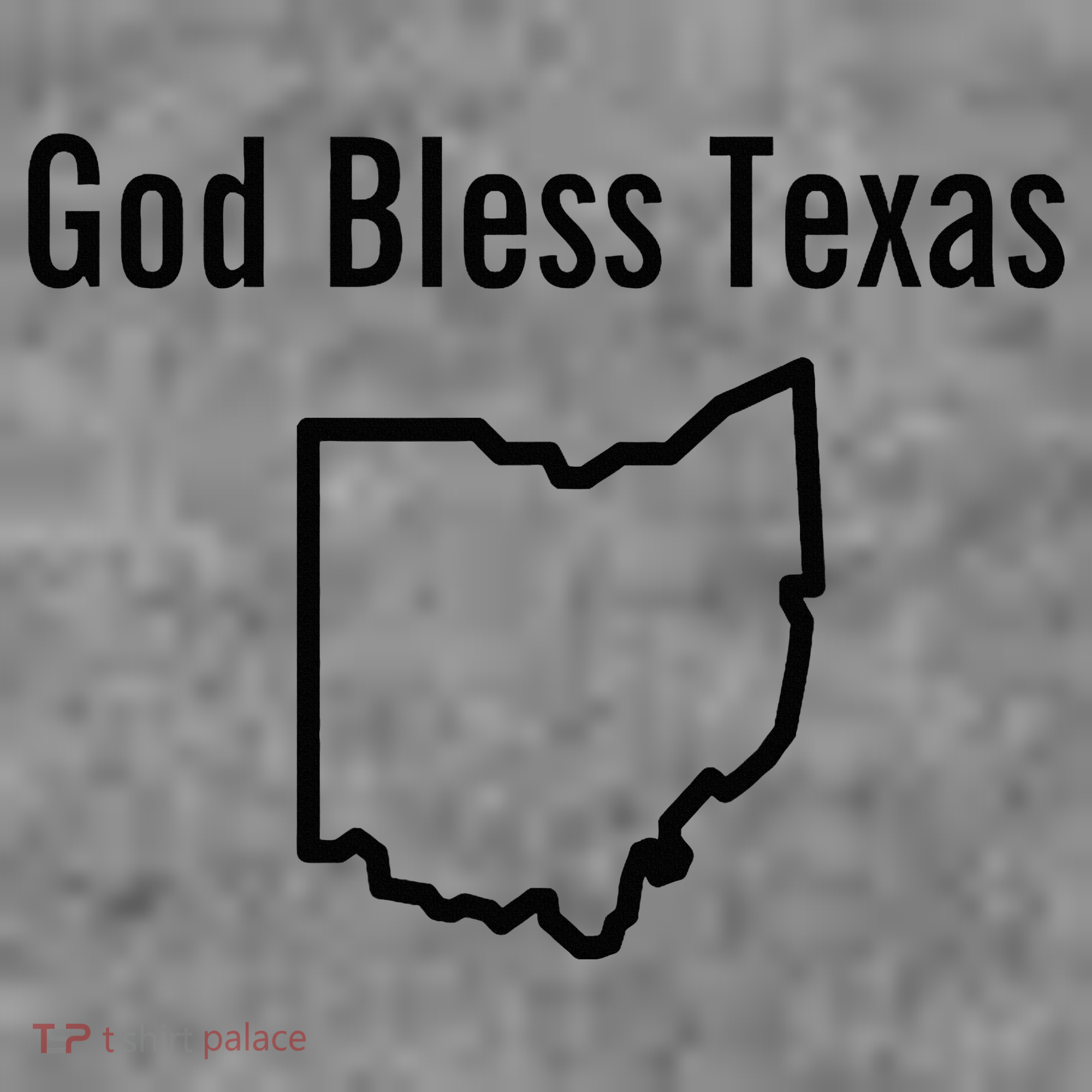 God Bless Texas Ohio Toddler Hoodie