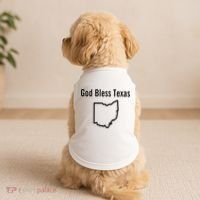 God Bless Texas Ohio Doggie Tank thumb 2