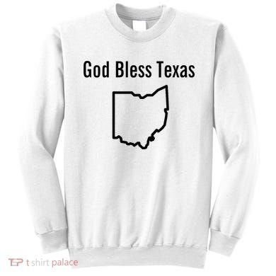 God Bless Texas Ohio Sweatshirt