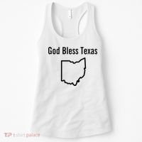 God Bless Texas Ohio Women's Tank Top thumb 0