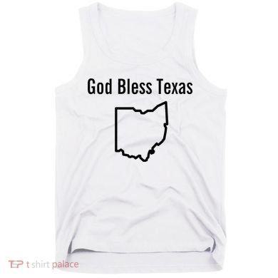 God Bless Texas Ohio Tank Top