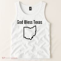 God Bless Texas Ohio Tank Top thumb 2