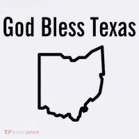 God Bless Texas Ohio Golf Towel thumb 3
