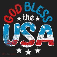 God Bless The Usa American Flag Patriotic Beanie thumb 2