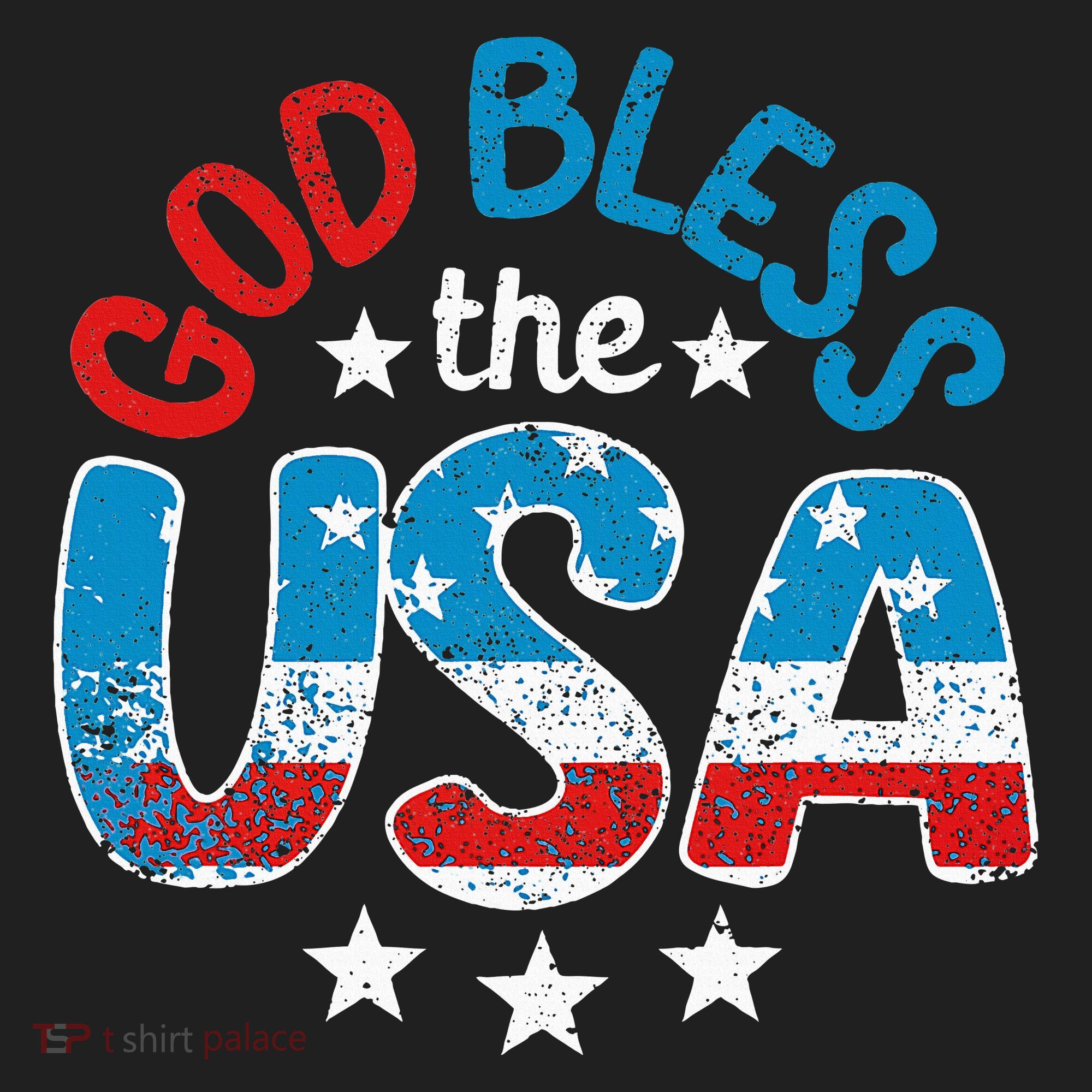 God Bless The Usa American Flag Patriotic Beanie