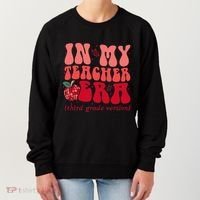 Groovy Back To School In My Third Grade Teacher Era Student Women's Sweatshirt thumb 0