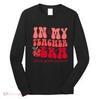 Groovy Back To School In My Third Grade Teacher Era Student Long Sleeve Shirt thumb 0