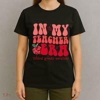 Groovy Back To School In My Third Grade Teacher Era Student T-Shirt thumb 4