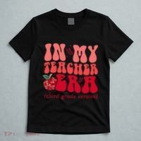 Groovy Back To School In My Third Grade Teacher Era Student T-Shirt thumb 5