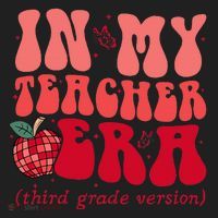 Groovy Back To School In My Third Grade Teacher Era Student Beanie thumb 2