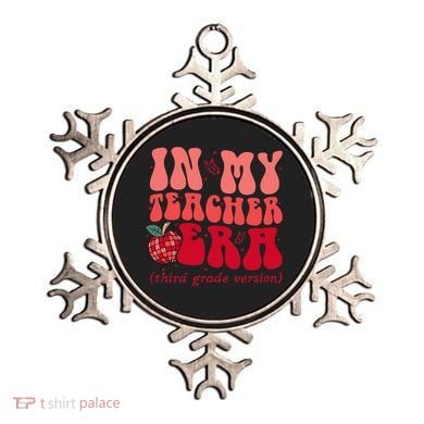 Groovy Back To School In My Third Grade Teacher Era Student Ornament