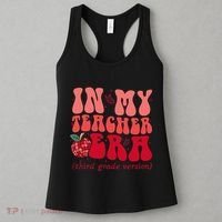 Groovy Back To School In My Third Grade Teacher Era Student Women's Tank Top thumb 3